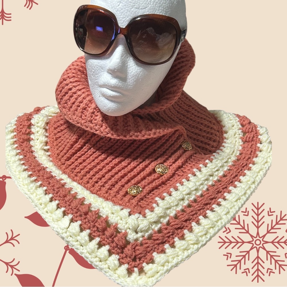 Elegant handcrafted NECK WARMER